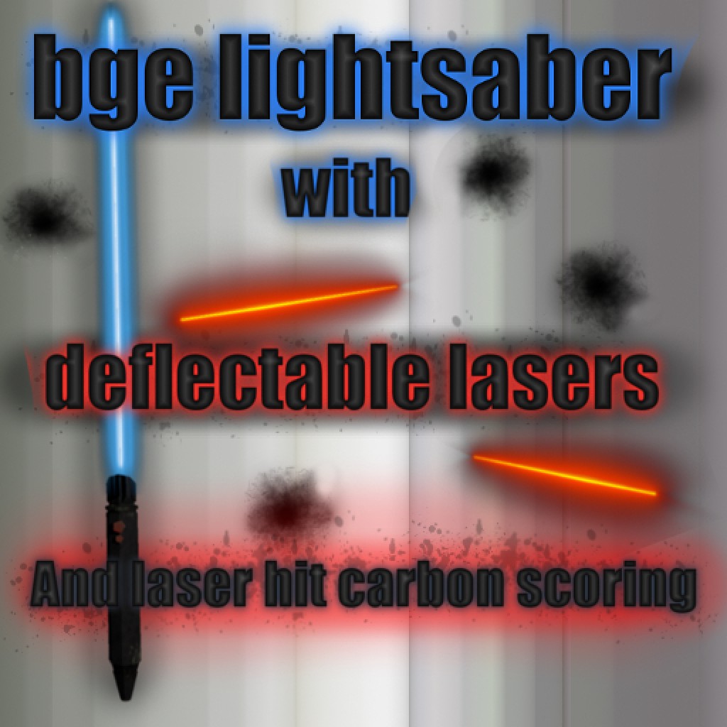 bge Lightsaber with deflectable lasers and laser-hit carbon scoring preview image 1